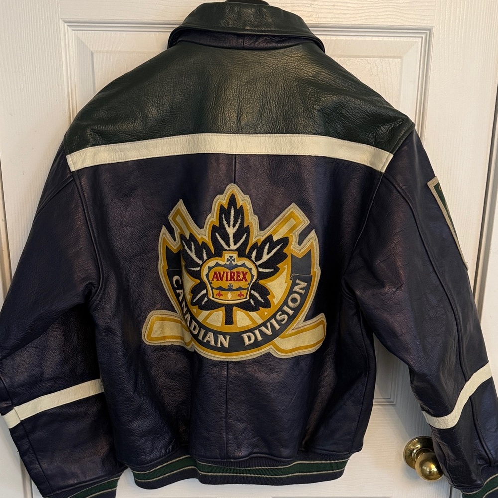 Avirex Men's VINTAGE 1990s deadstock Canadian hockey jacket • Medium - Picture 6 of 6